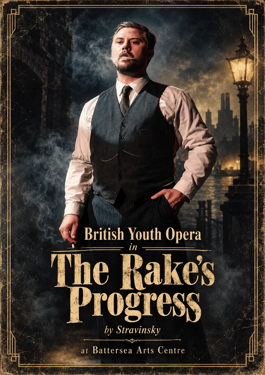 The rake's progress poster