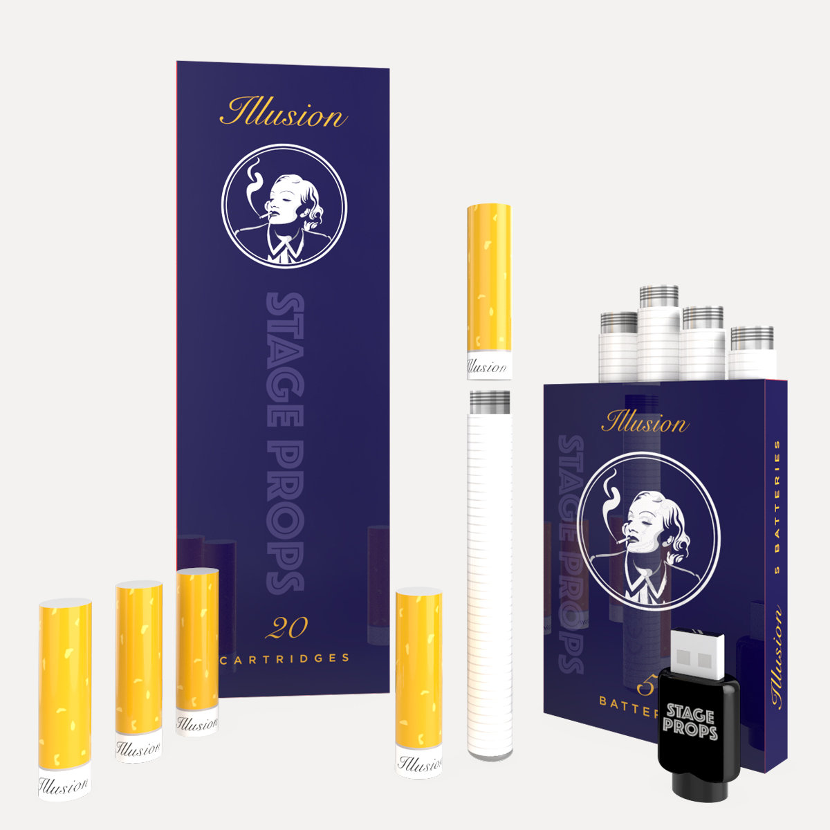 Starter kit med teater cigaretter